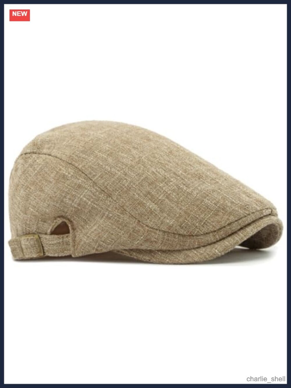 Cotton Linen Newsboy Cap Adjustable Beret Gatsby Flat Hat